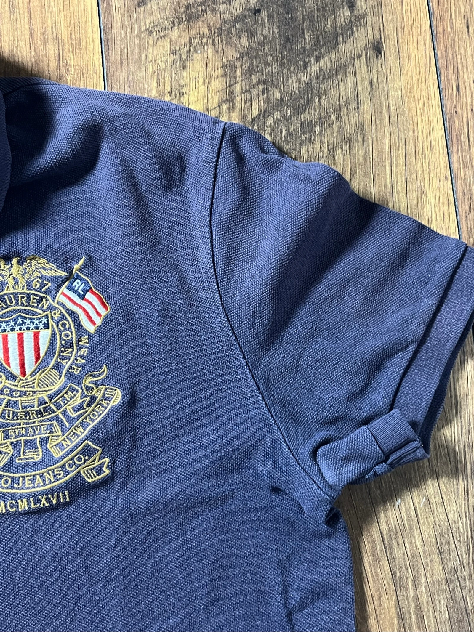 Vintage 90s collector navy blue Polo - Ralph Lauren Polo Jeans Co. - size S - very good condition – photo 5
